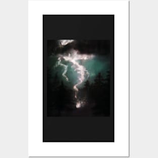 Lightning Strikes Posters and Art